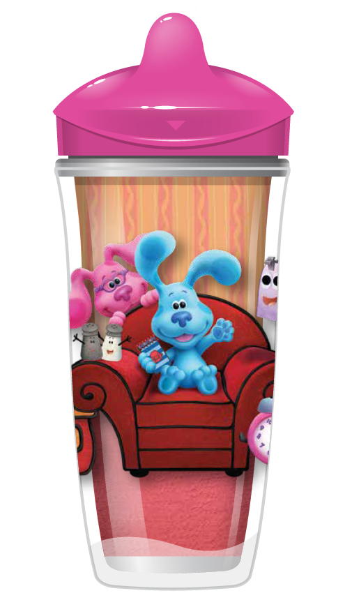 Playtex Baby Sipsters Stage 3 Blue's Clues Hard Spout, Spill-Proof