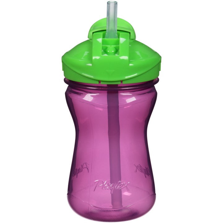 Playtex® Stage 2 Straw Cup  - 2 Pack - Pink & Purple