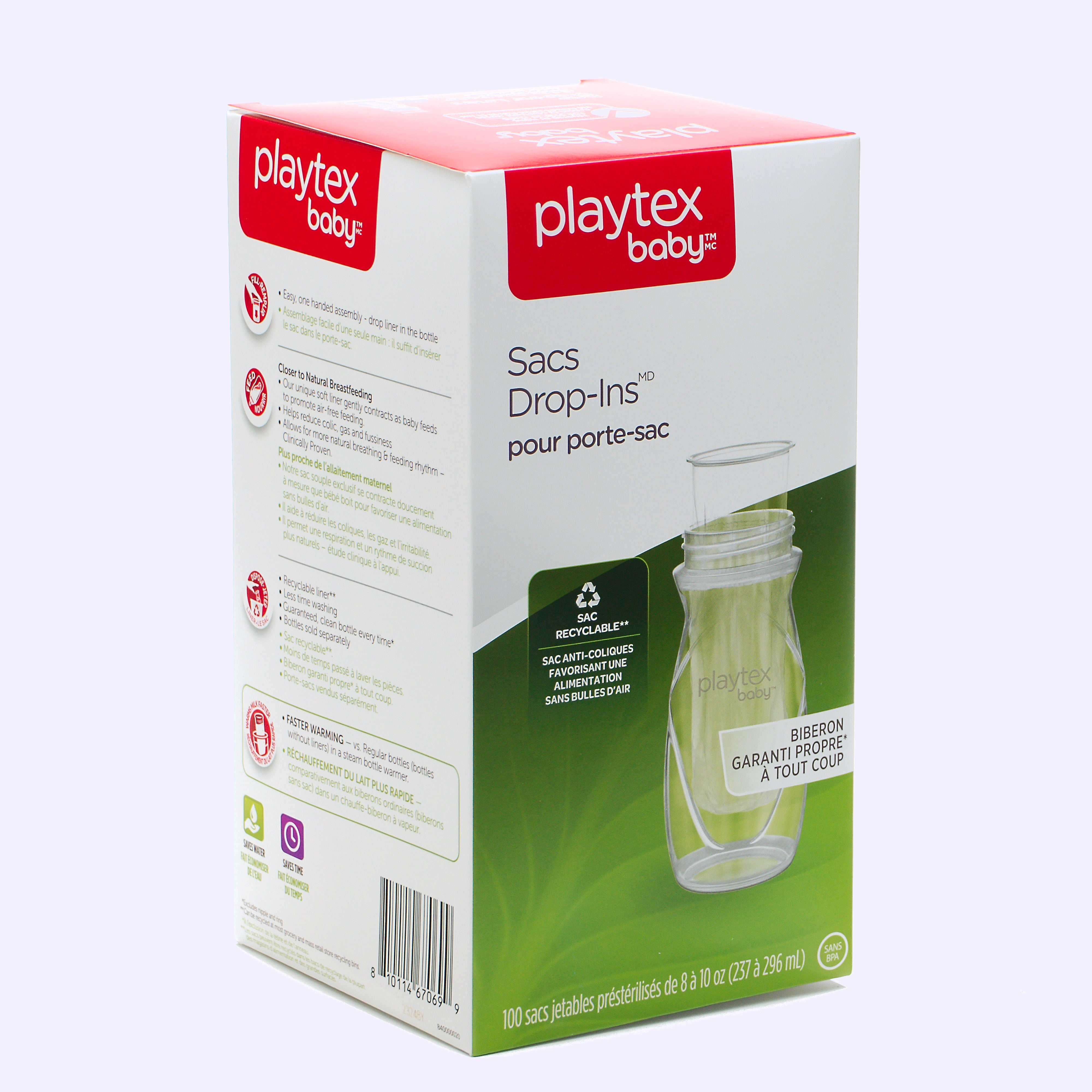 Playtex Baby™ Drop-Ins® Liners - 8 oz 100 ct.