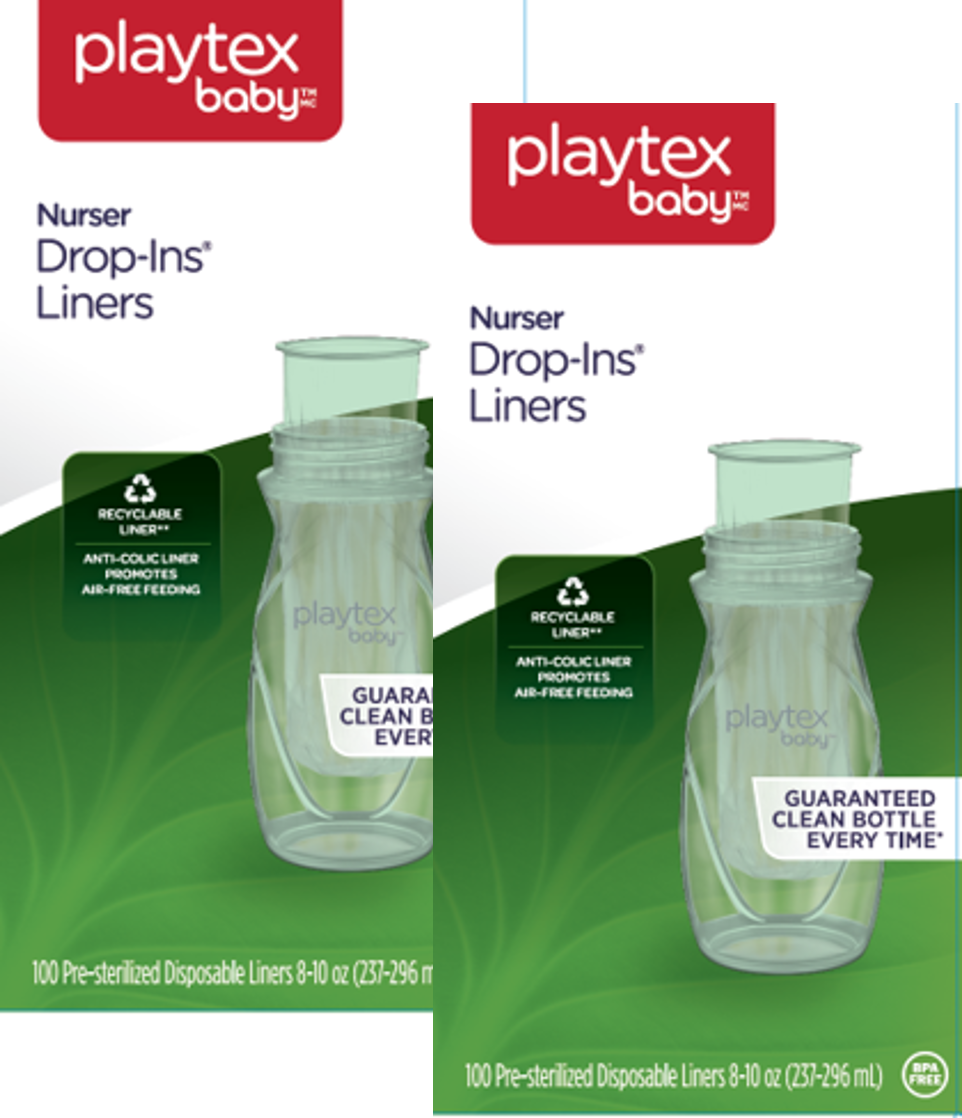 Playtex Baby™ Drop-Ins® Liners - 8 oz 200 ct. (Approx. 3 - 4 week Supply)