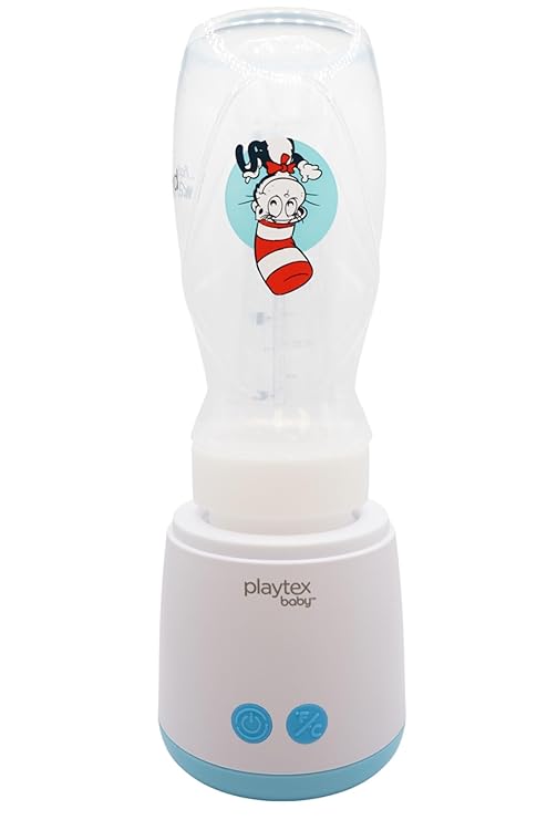 Playtex Vortex Rechargeable Bottle Warmer – Fast, Even Heating with Built-In Mixing Swirl