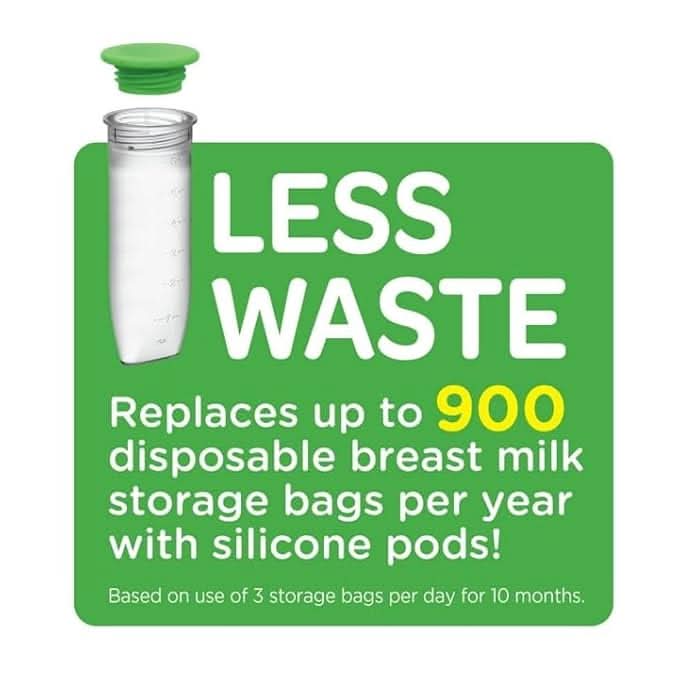 Playtex Baby™ Nurser Reusable Silicone PODS Starter Set for Breastmilk Storage & Air-Free Feeding