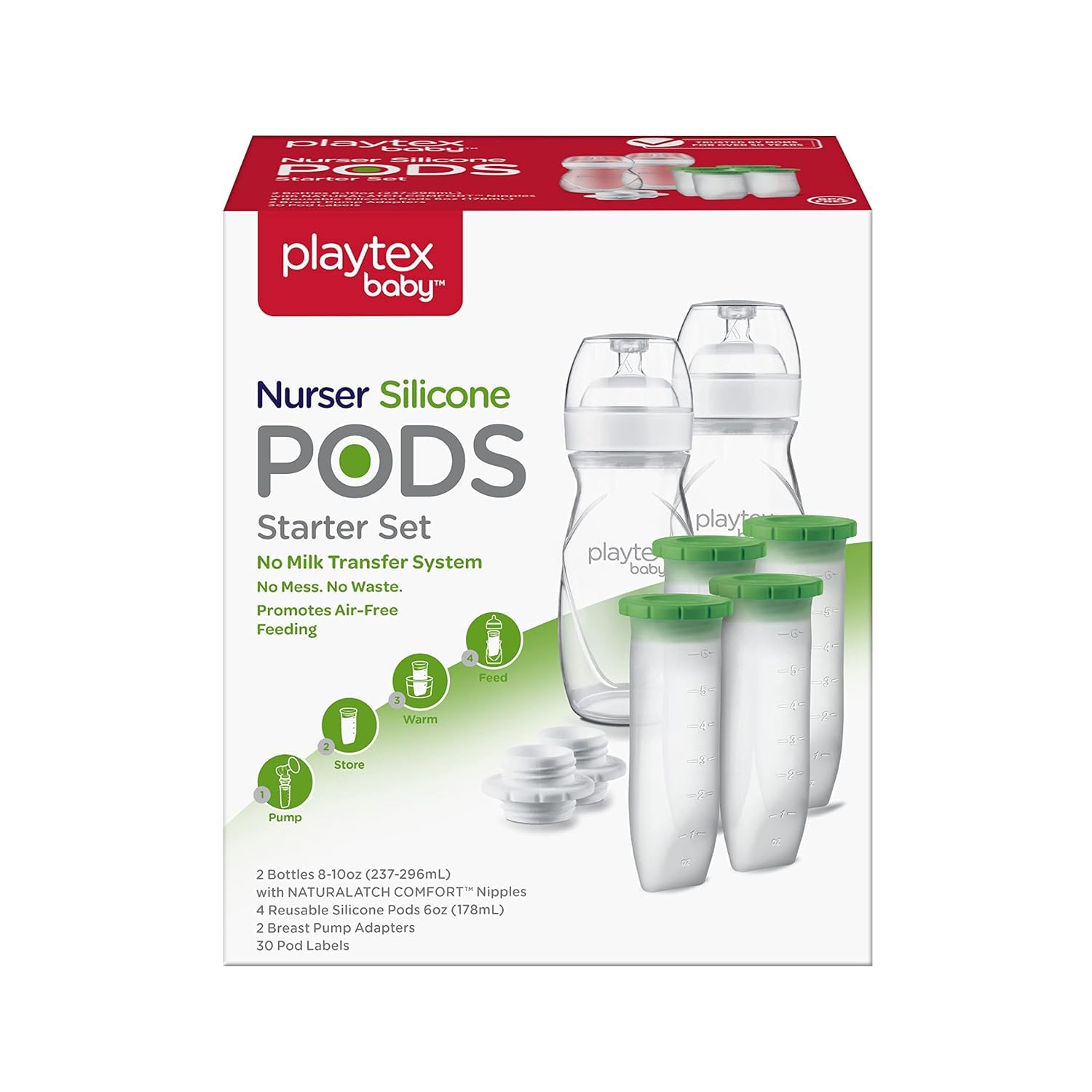 Playtex Baby™ Nurser Reusable Silicone PODS Starter Set for