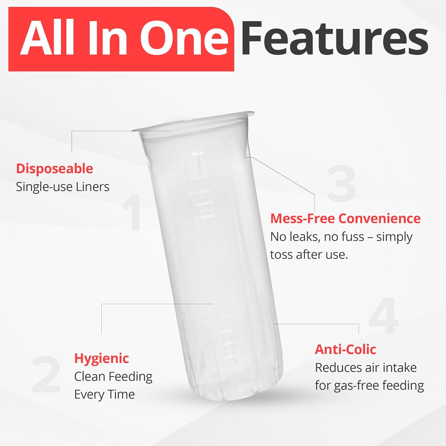 Playtex Baby™ Drop-Ins® Liners - 8 oz 100 ct.