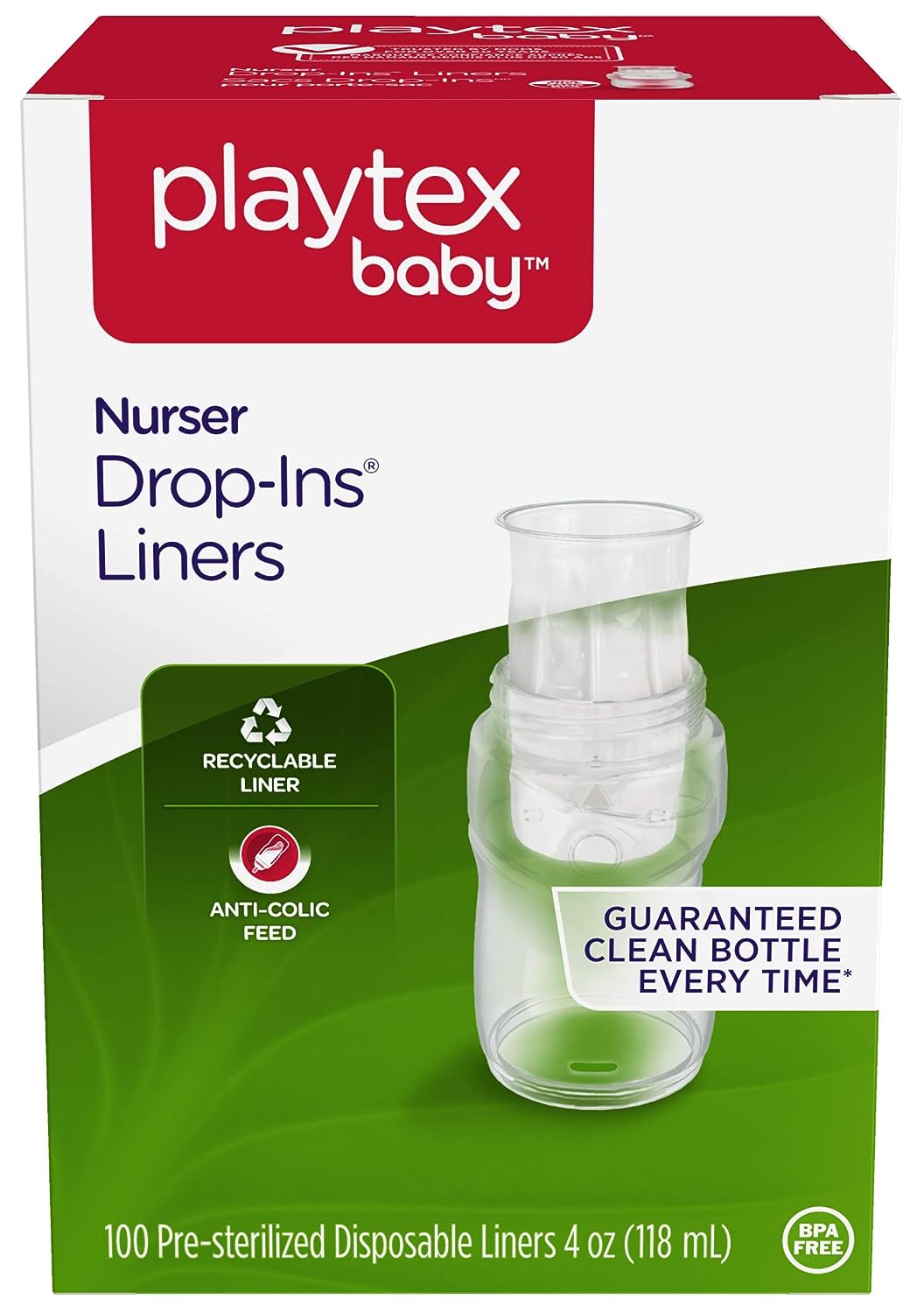 Playtex Baby™ Drop-Ins® Liners - 4 oz 100 ct.