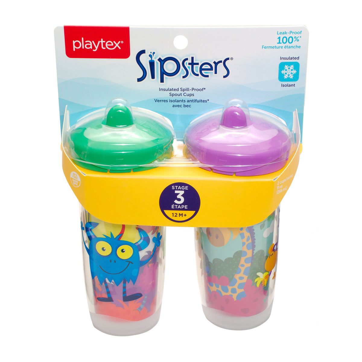 Playtex® Stage 3 Hard Spout, Leak Proof, Dishwasher Safe,  2 Pack Cups