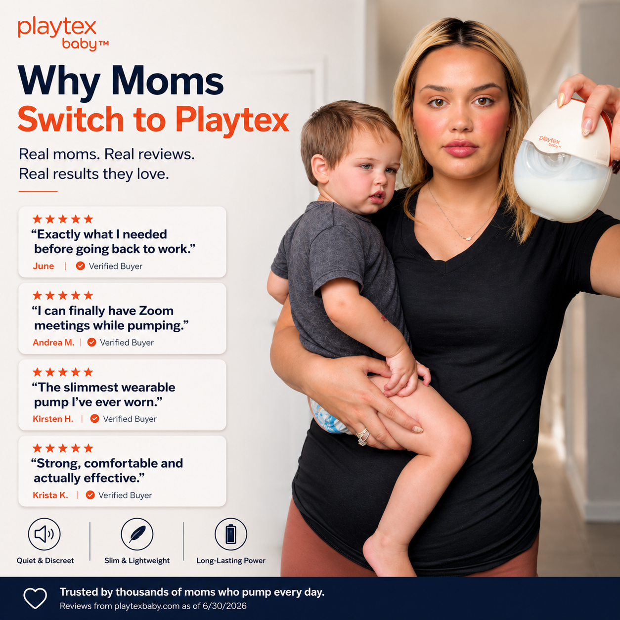 The Playtex H15 - Wearable Breast Pump