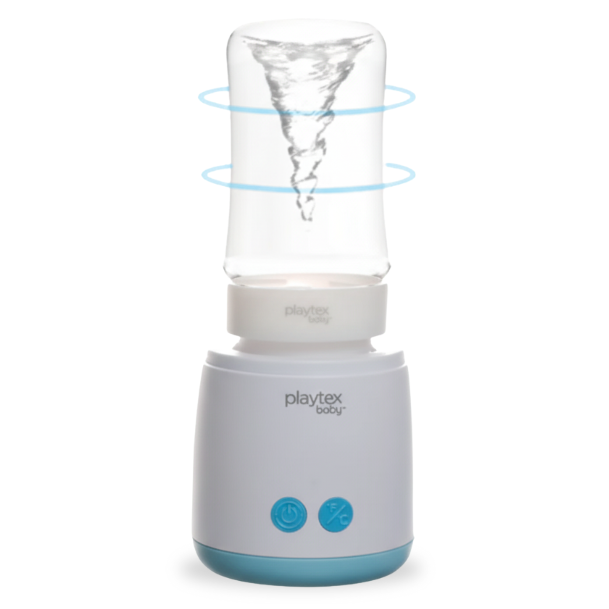 Playtex Vortex Rechargeable Bottle Warmer – Fast, Even Heating with Built-In Mixing Swirl - Bundle