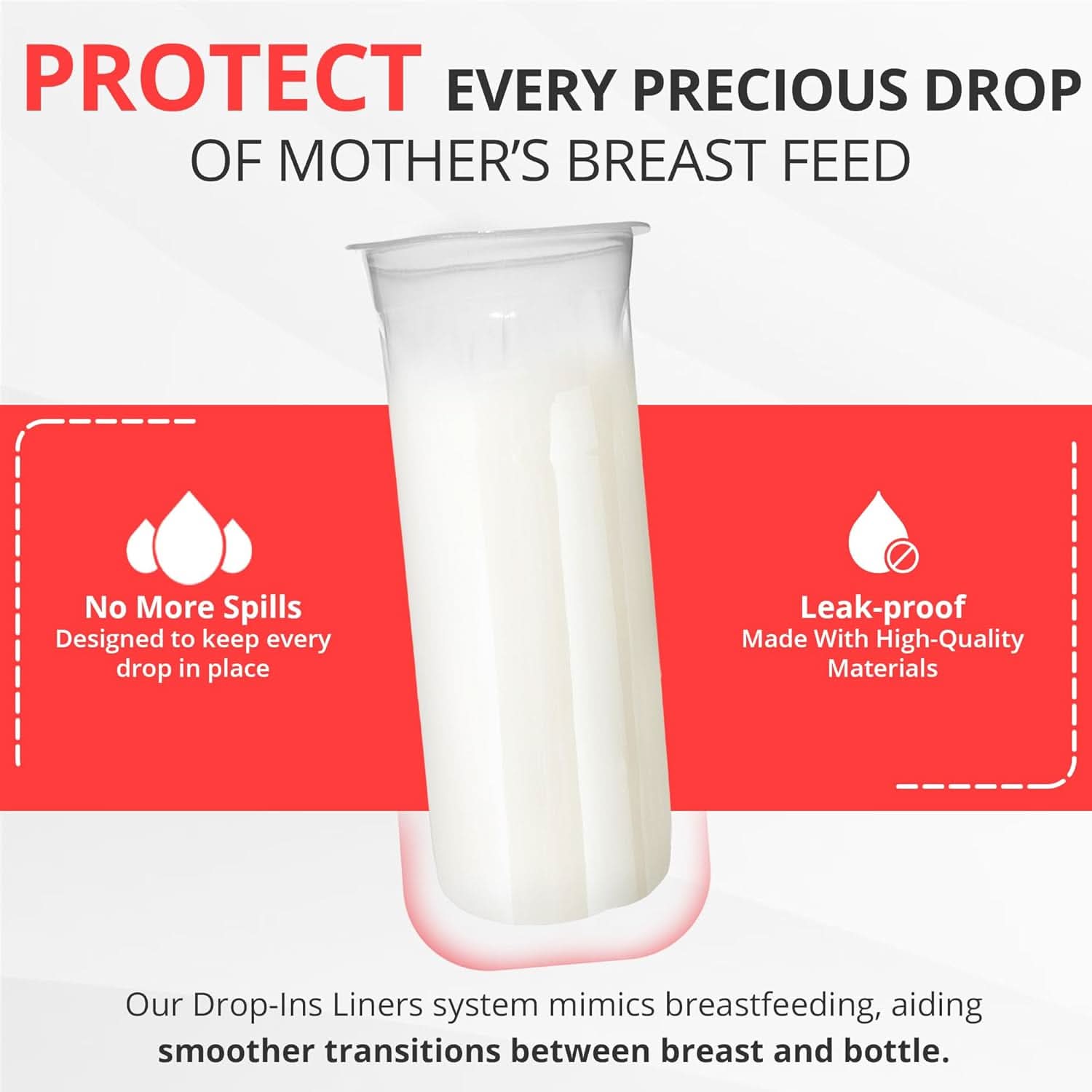 Playtex Baby™ Drop-Ins® Liners - 8 oz 100 ct.