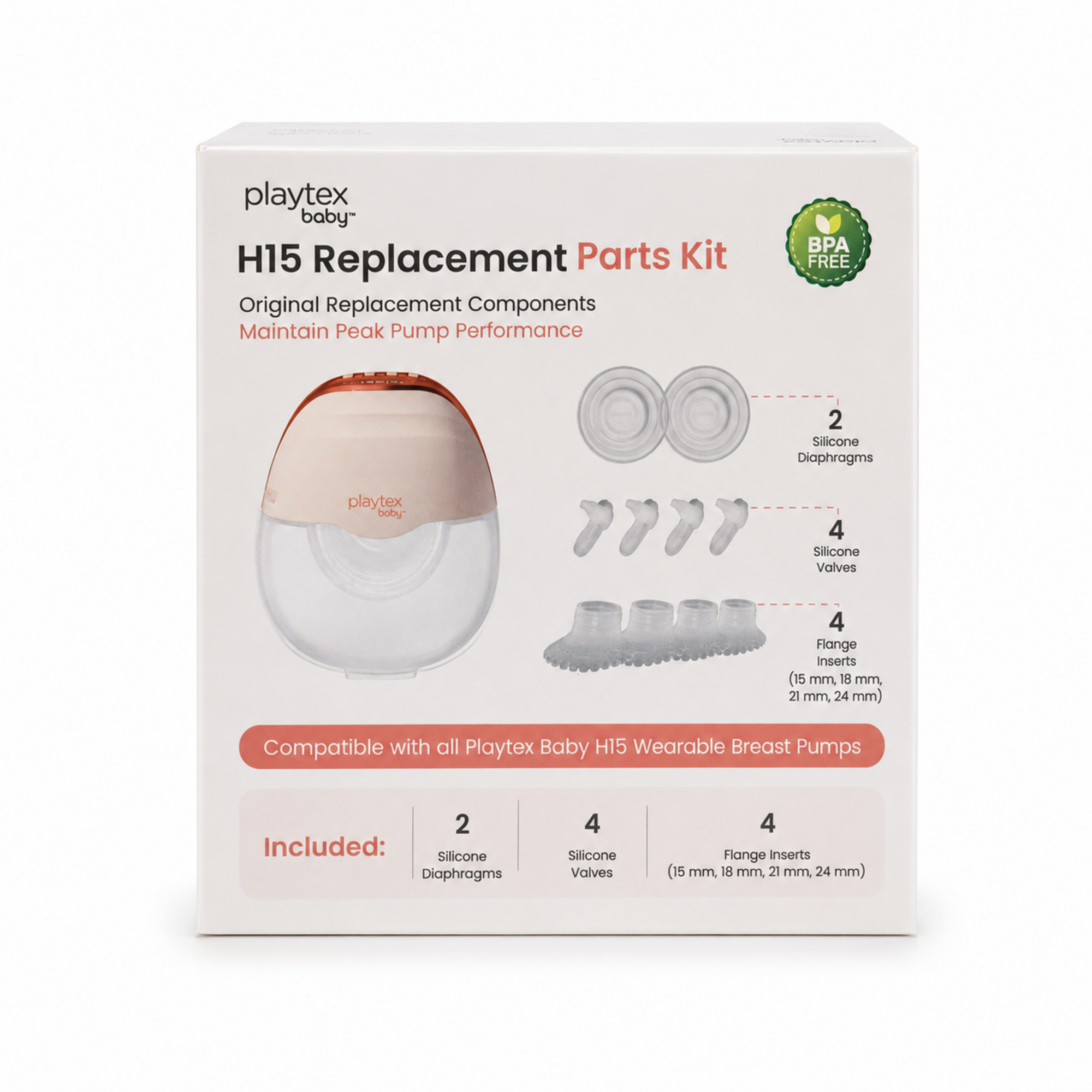 H15 Wearable Breast Pump Replacement Parts Kit