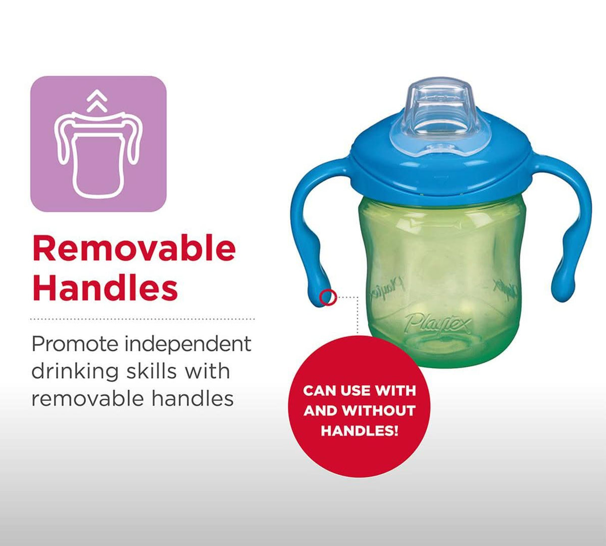 Playtex® Sipsters® Stage 1 Starter Set 2 Pack  - Green & Pink Combo