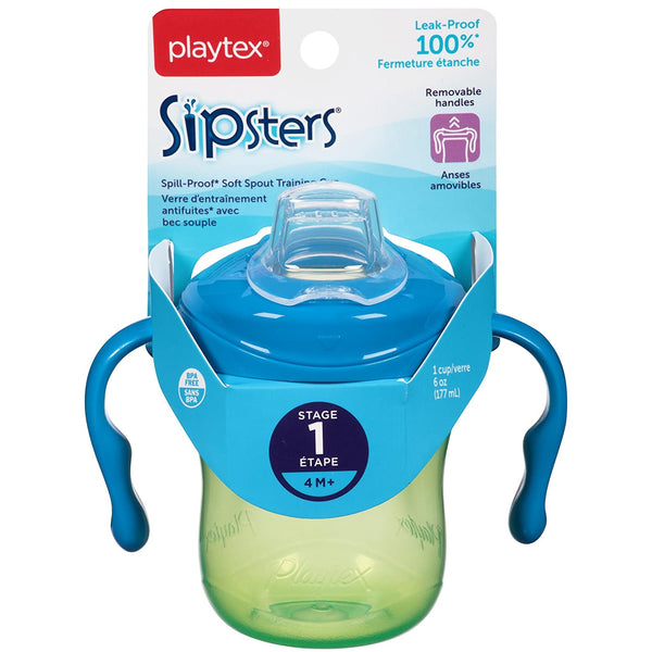 Playtex® Sipsters® Stage 1 Soft Spout 1 Pack - Green
