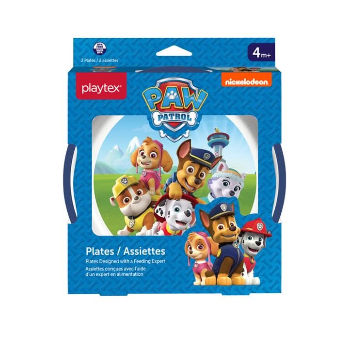 Playtex® Paw Patrol™ Never Fade, Never Peel 2 Pack Plates  - Blue