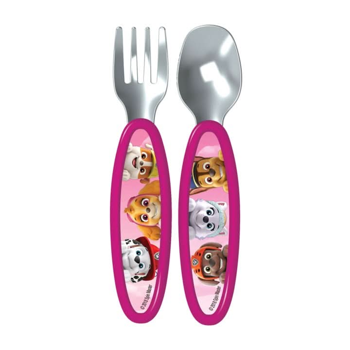 Playtex® Paw Patrol™ Fork & Spoon Cutlery Set - Pink