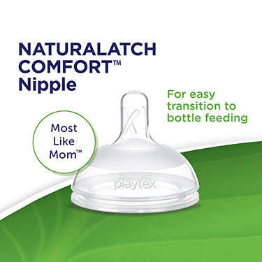 Playtex VentAire Advanced Wide Natural Shape Slow-Flow Nipples (0