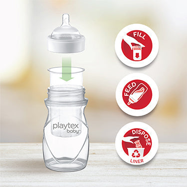 Playtex Nursing Bottle, Nipple and Drop in Liners, Babies & Kids