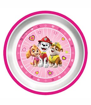 Playtex® Paw Patrol™ Never Fade, Never Peel 2 Pack Plates  - PINK
